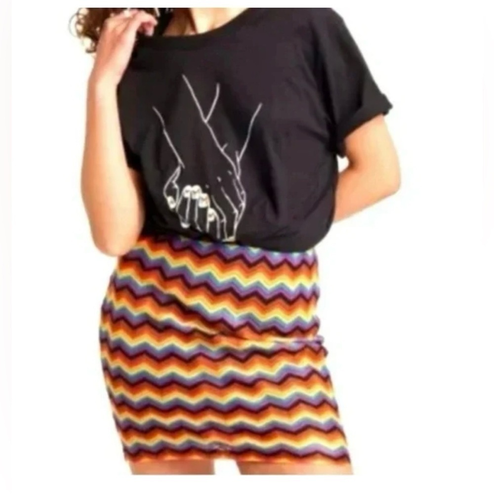Target Pride Zig Zag Rainbow Skirt